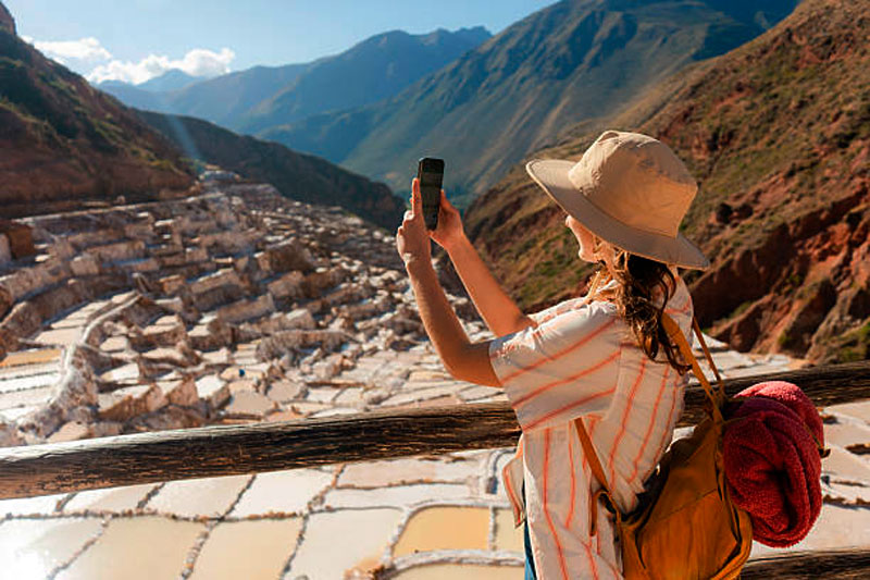 Moray circular agricultural terraces and Maras salt mines in Peru